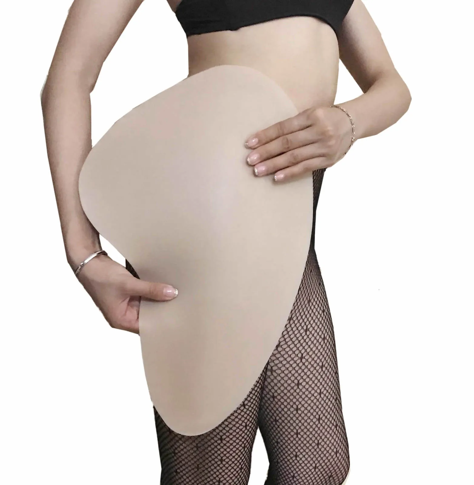 Crossdressing High Waist Shapewear Panty With 2PS Hip Pads And