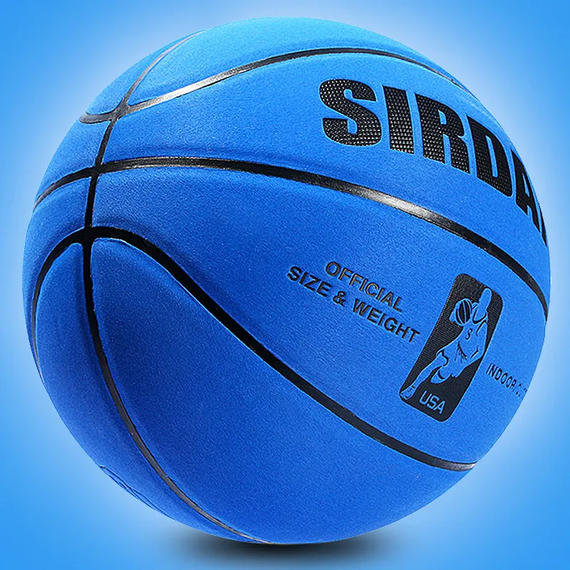 Bälle Weiche Mikrofaser-Basketball Größe 7 Verschleiß-resistenter Ball Anti-Rutsch-Anti-Friktion Outdoor und Innenprofi Basketball 230811