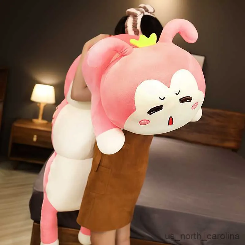 Stuffed Plush Animals Doll Plush Stuffed Toys Colorful Long Cognitive Soft Cushion Educational Gift For Birthday R230811