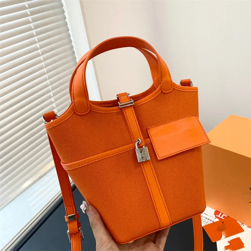 Luxury Mini Grocery Basket Canvas purse Fashion Designer Crossbody Bag Women's Shoulder Bag Classic tote bag Size 15cm