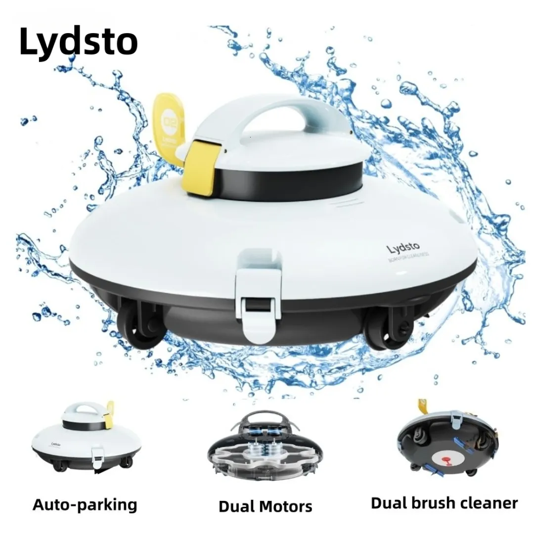 Vacuums Lydsto Cordless Robotic Pool Cleaner Automatic Swimming Vacuum wireless robot vacuum cleaner for pool Autoparking 230810