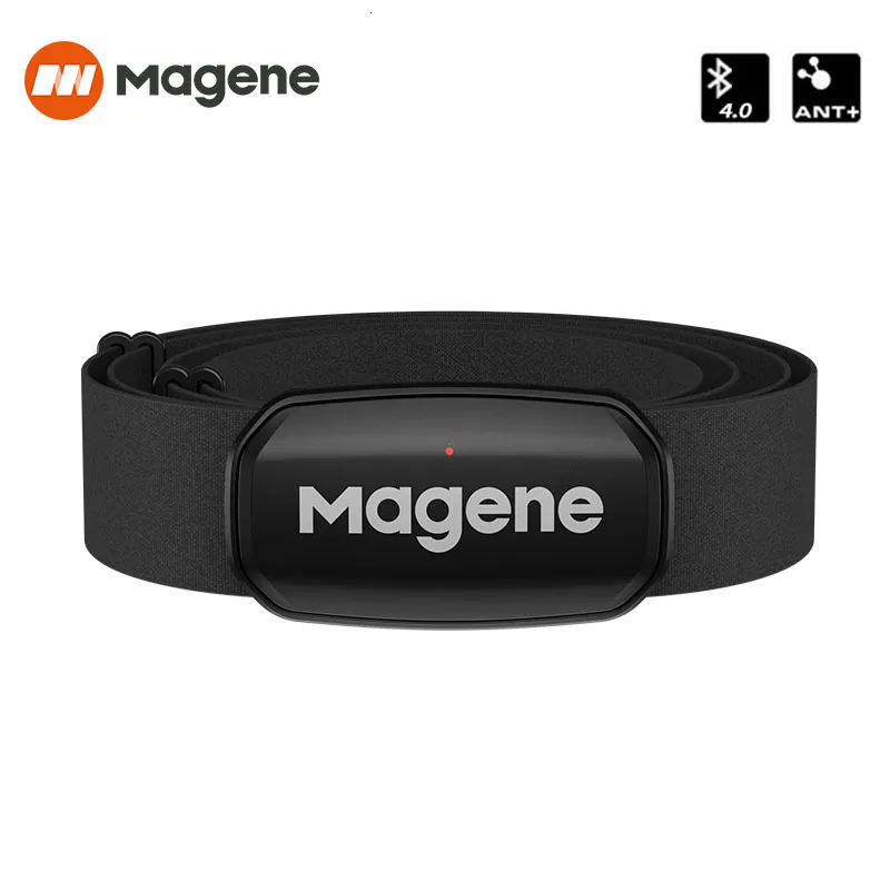 Bike Computers Magene H303 Heart Rate Sensor Bluetooth ANT Upgrade H64 HR Monitor With Chest Strap Dual Mode Computer Sports Band Belt 230811