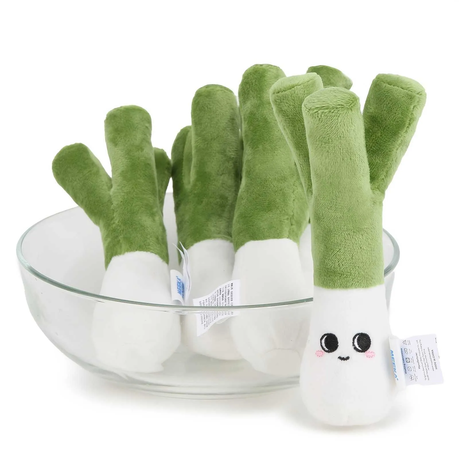 Stuffed Plush Animals 17CM Cute Stuffed Green Vegetable Onion Soothing Toy Plush Doll Great Gift For Boys Girls