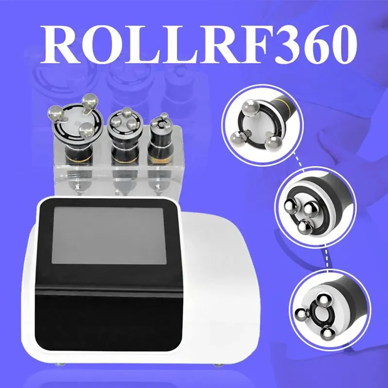 LED -hudlyftmaskin 360 graders vibration Roller fettupplösare Kroppskonturering Radiofrekvensmassage enhet Fett Burning Face Lift Hudföryngring
