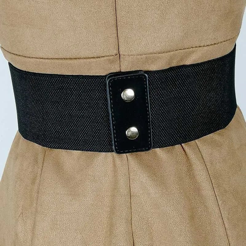 Vintage Elastic Corset Belt For Women Wide Waistband For Black Corset Dress  And Waisting Plus Size Cummerbunds From Sts_the_child, $3.92