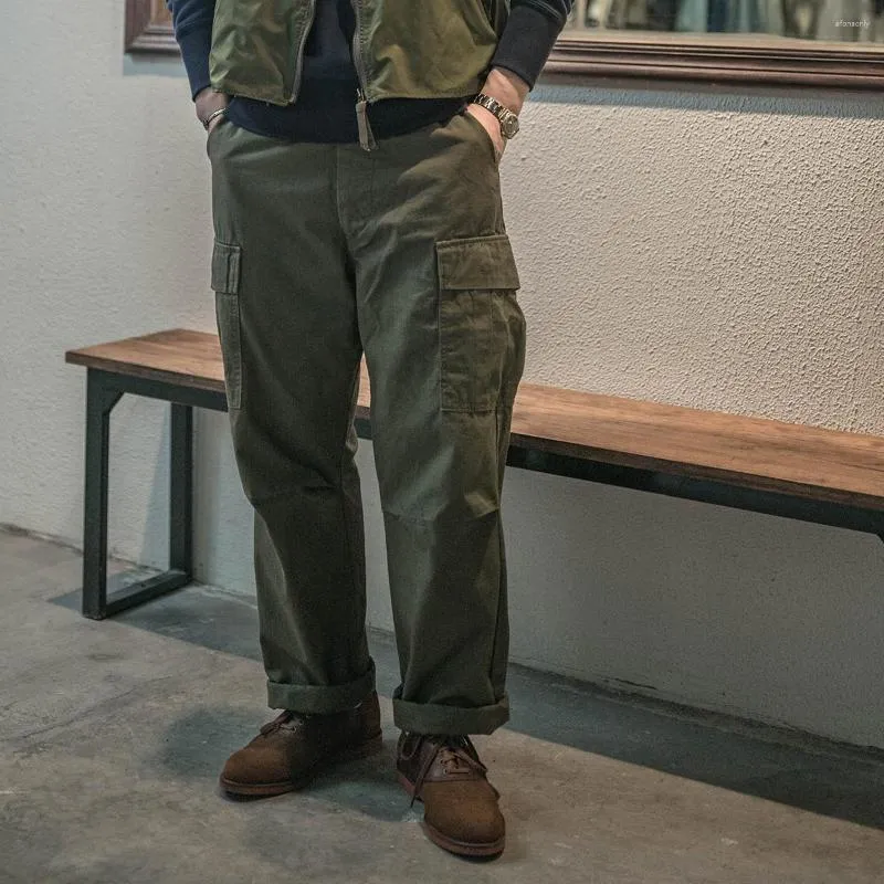 Erkekler Pantolon Olmayan Vietnam Savaşı Ripstop TCU Vintage Work Giyim İş Pantolon