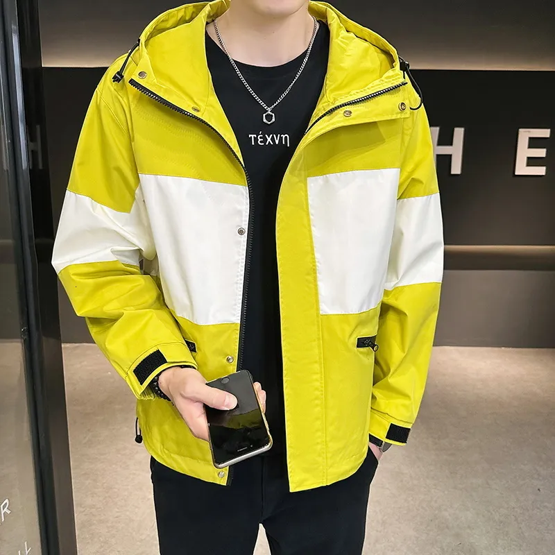 CWSFDTER Men's Spring and Autumn Jacket, Loose Spring Casual