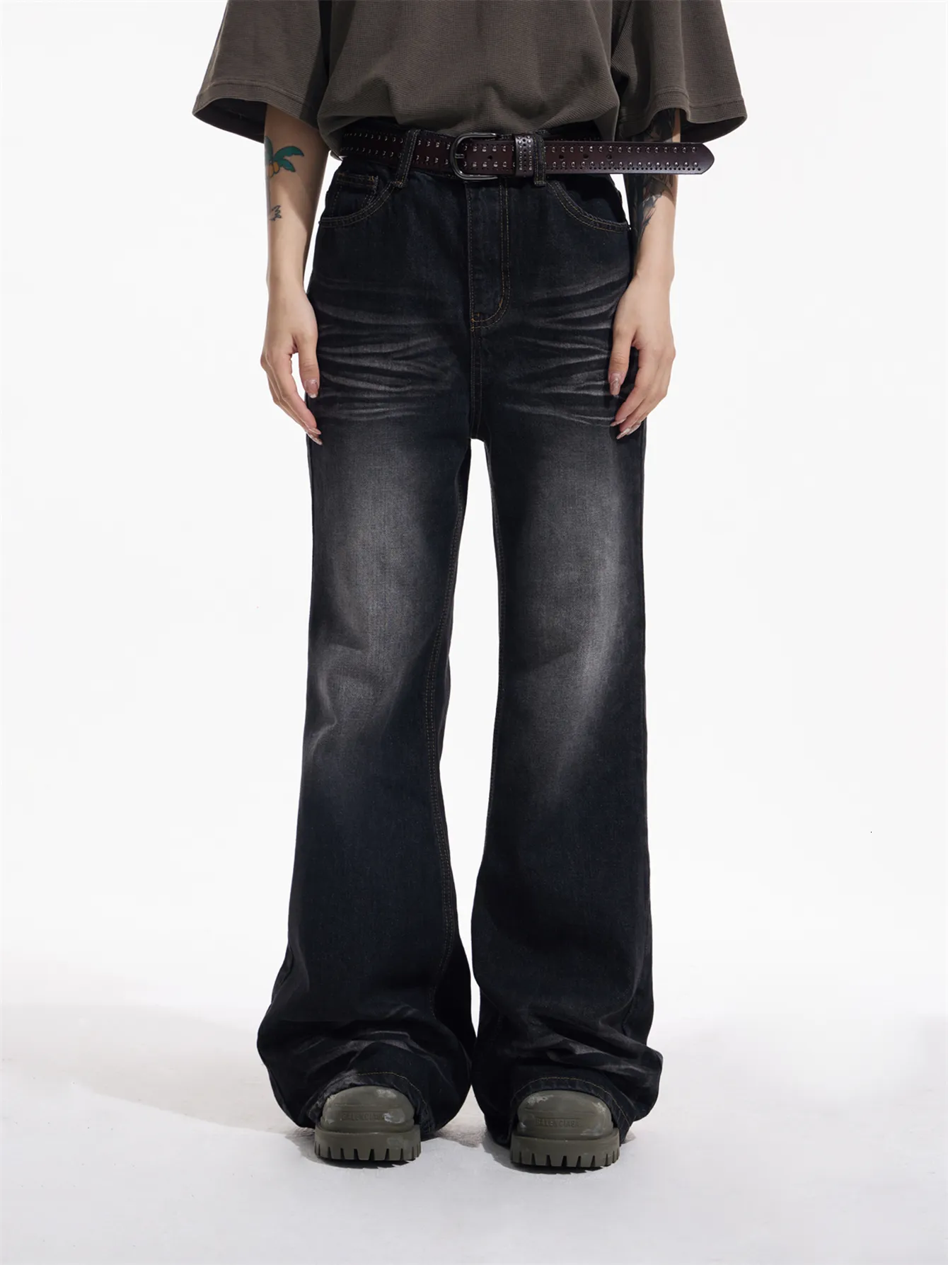 Vintage Men's Baggy pilcro jeans with Flared Wide Leg Vintage Men's Baggy pilcro jeans with Flared Wide Leg
