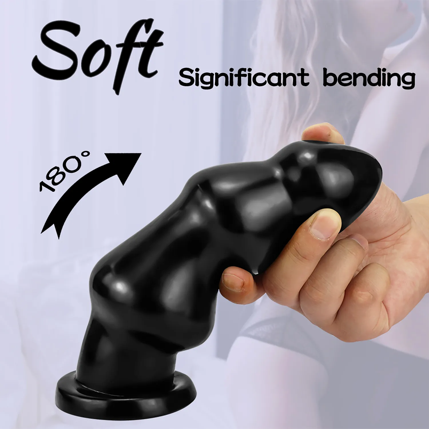 Toys Sex Shop Oversize Dildo Stimulate Anus Unisex Butt Plug Soft Anal Dilator Masturbator with_voghion.com