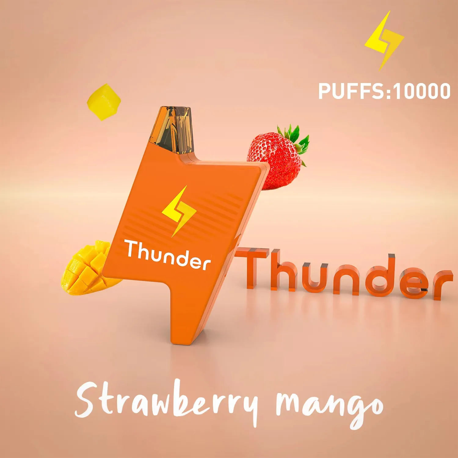 Thunder 10000 Puffs Bar Original Bar Vape E cigarettes E pour DTL Vaping Style 600mAh Batterie rechargeable 19ml Pod DTL Original Muchm Tornado