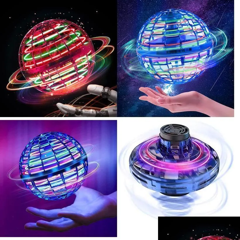 سيارة كهربائية/RC Fly Fly Magic Ball Toy Ifly أكثر الطائرات بدون طيار تعمل باليد الدوار التي تعمل على طيرانها للأطفال أو DHCLK Drop Dropress DHI4G