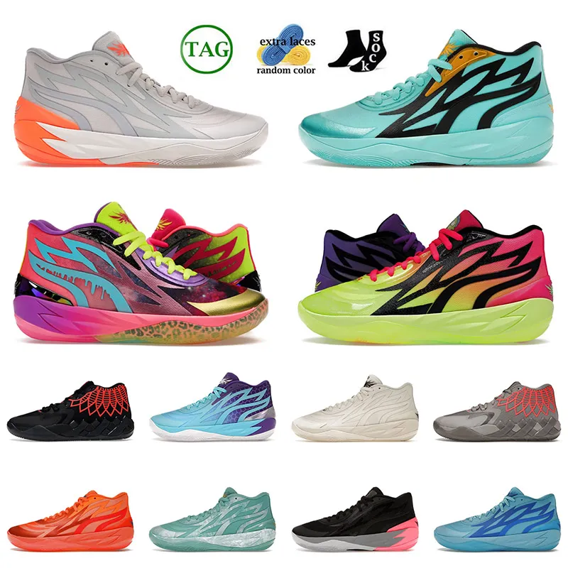 puma lamelo ball mb.02 01 mens shoes Basketball Shoes Gorange Phenom Rick And Morty Adventures Jade Mens Women Trainers Sneakers 【code ：L】