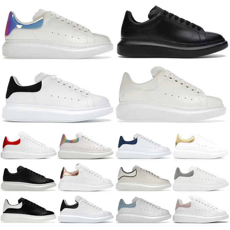 men women alexander designer shoes platform sneakers luxury white black red light blue grey velvet pink suede women shoes【code ：L】leather mens shoes trainers mc queens