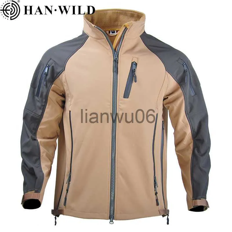 Herrenjacken Han Wild Fleece Jacke Männer Winter Outwear Dicke warme Parkas Mantel Männer Frühling Herum