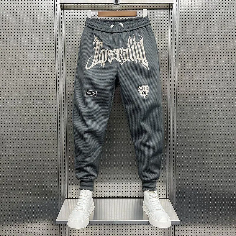 Męskie spodnie 2023 Spring Hip-Hop Harem Pant Men Worbgy Joggers Dresspant Bawełniane spodnie Designer Streetwear Codziennie