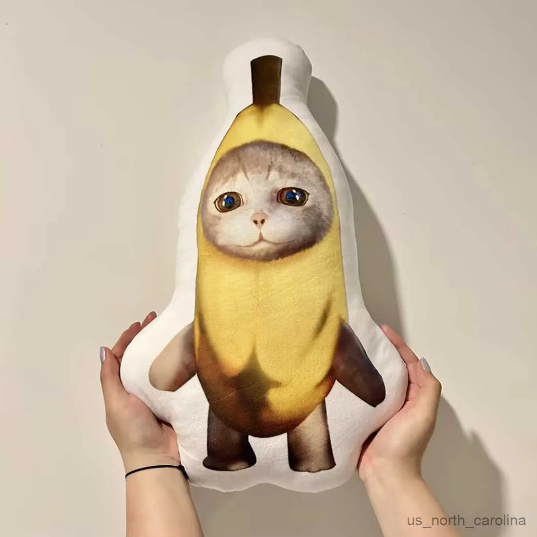 Stuffed Plush Animals 12/45cm Creative Quirky Banana Cat Plush Doll Cushion Cartoon Funny Plush Pendant Soft Stuffed Toys Kids Gift R230811