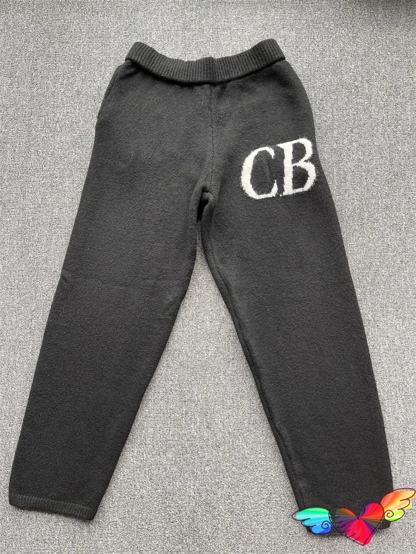 Men's Pants CB Cole Buxton 2023 Men Women Merino Wool Relaxed 1 Black Jogger Sweatpants Straight Leg Trouser 230810