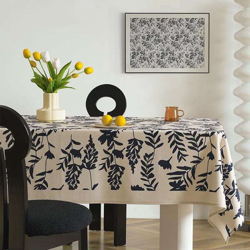 Table Cloth Is Washable Oil Resistant And Waterproof. With A High-end Sense Of Long Tea