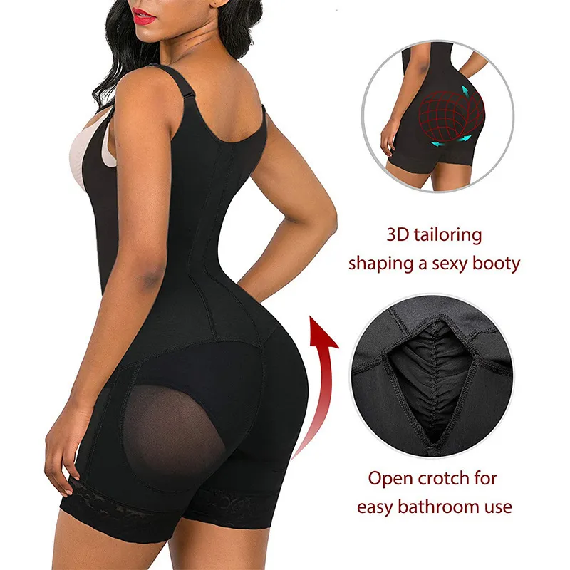 High Compression Body Shapewear Women Fajas Colombianas Corrective Girdle Tummy  Control Post Liposuction BBL Slimming Waist Belt - AliExpress