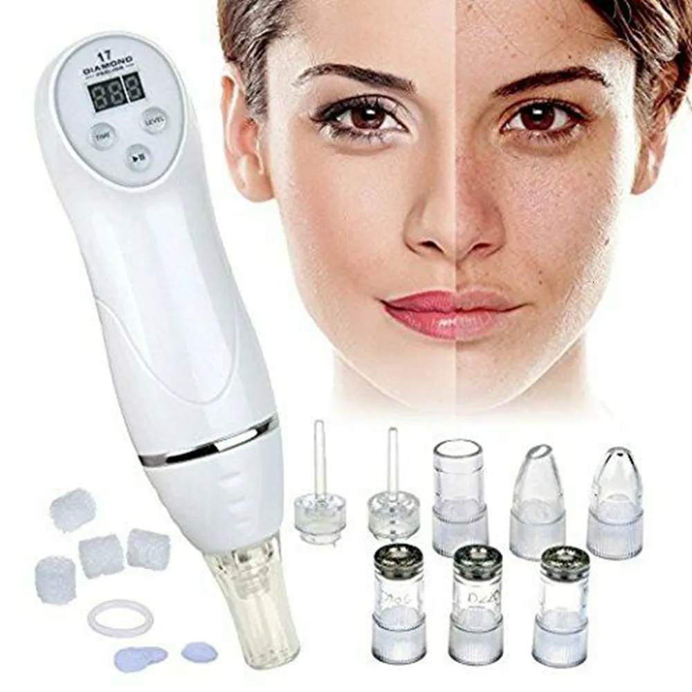 Face Care Devices Vacuum Acne Blackhead Removal Diamond Microdermabrasion Skin Peeling Beauty Machine Deep Cleaning Pore Cleaner 230811