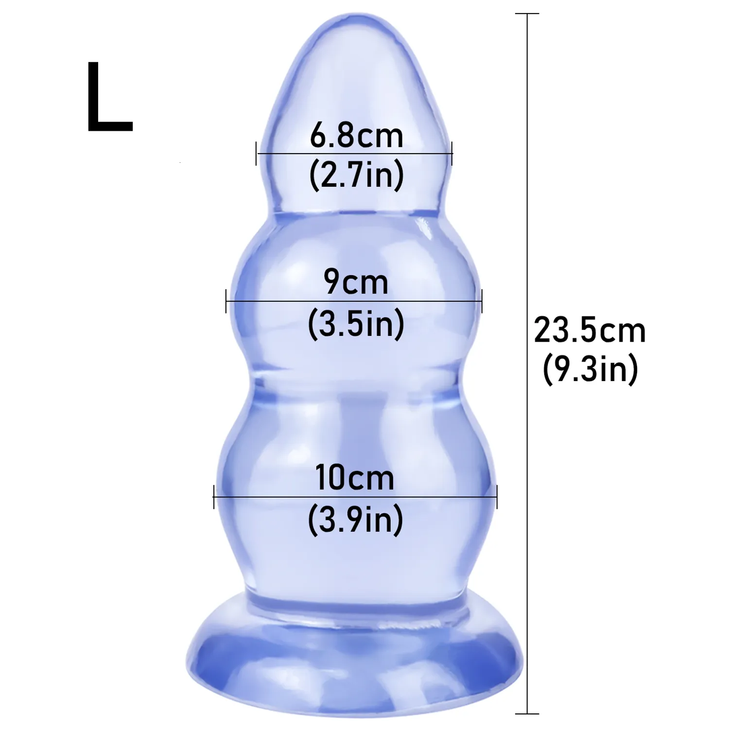 Dilatatore anale sovradimensionato con ventosa per massimo comfort_voghion.com
