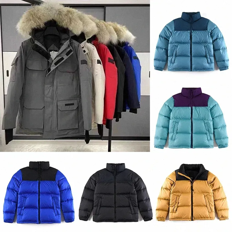 Kanada designer puffer down jacka mens vinter varma rockar kvinnor parka kappa puffer jackor vindtäta broderier bokstäver doudoune kausal giubbotto ytterkläder