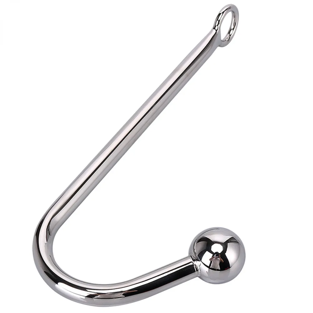 Toys Hook Metal with Ball Hole Butt Dilator Exotic Anal Plug Sex Toy for Man Male BDSM Game Prostate Massager Gay 230810