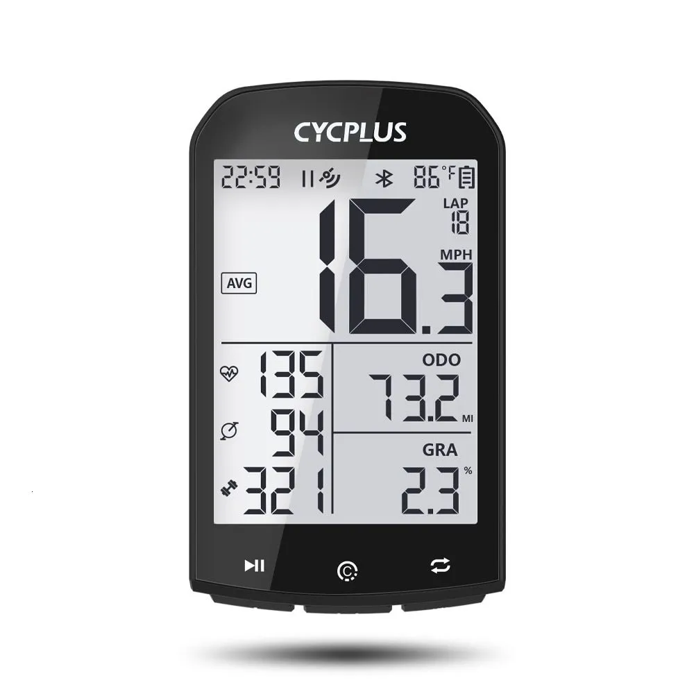 자전거 컴퓨터 GPS 컴퓨터 무선 Cycplus M1 방수 속도계 주행 거리계 Ant Bluetooth50 사이클링 자전거 액세서리 230811