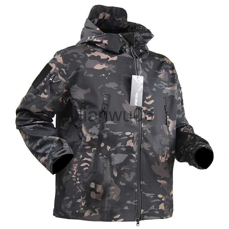 Мужские куртки Airsoft Camping Tactical Jackets пешеходные куртки охота на спортивные костюмы Военная куртка водонепроницаем