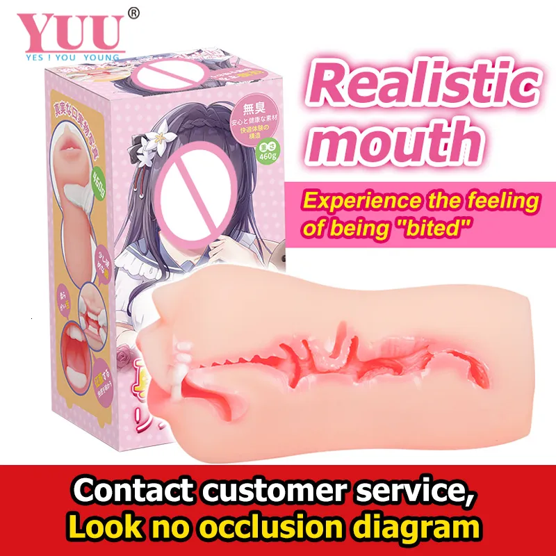 YUU Male Realistic Oral Masturbators Deep Throat... From Qiyue10, $19.04