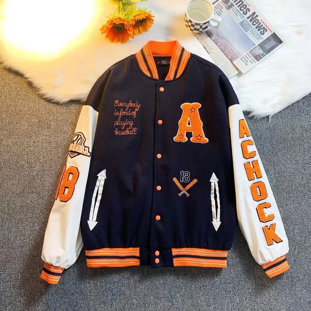 Harajuku Baseball Fashion: Unisex American Varsity Custom Harajuku Baseball Fashion: Unisex American Varsity Custom
