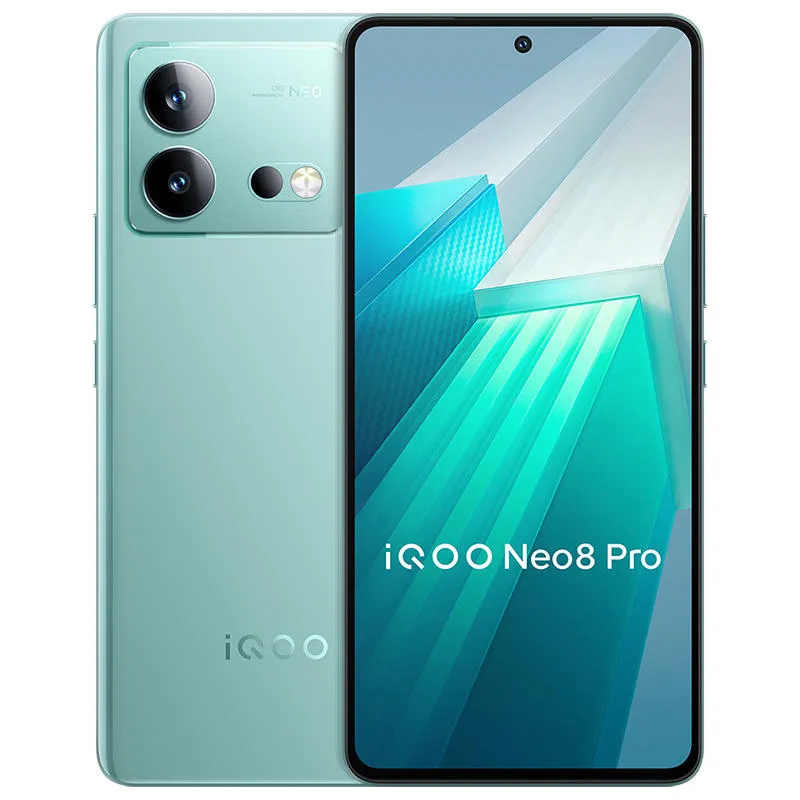 Oryginalne Vivo Iqoo Neo8 Pro 5G Telefon komórkowy Smart 16 GB RAM 1TB ROM MTK DIMENTION 9200+ 50.0MP NFC Android 6.78 "144 Hz AMOLED Identyfikator odcisku palca Pełny ekran Fullprint Twarz Bake Telefon komórkowy Telefon komórkowy