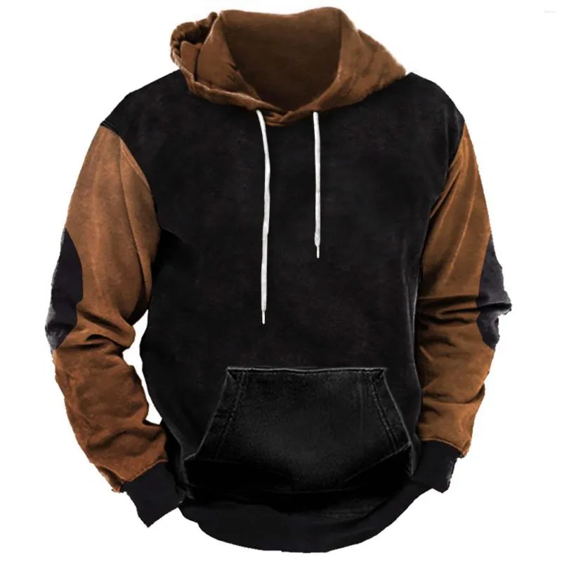 Men's Hoodies Fall Long Sleeved Hoodie Hooded Sweatshirt Tops Outdoor Shirt Quality For Men