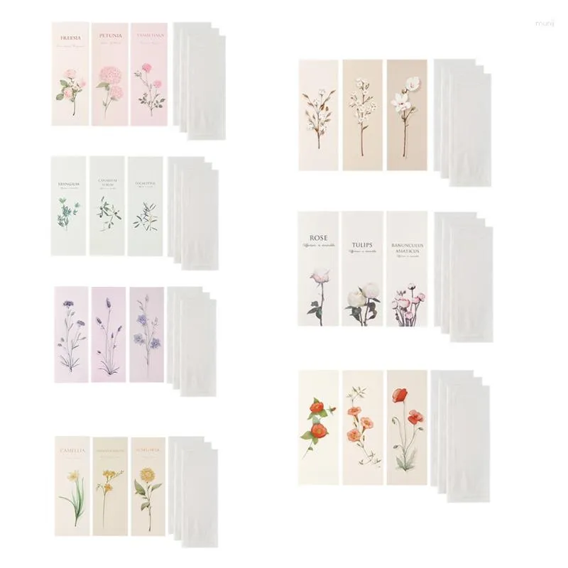 Gift Wrap Writing Papers Set With 3 Narrow Envelopes Ruled Flowers Letter 6 X 8.3''