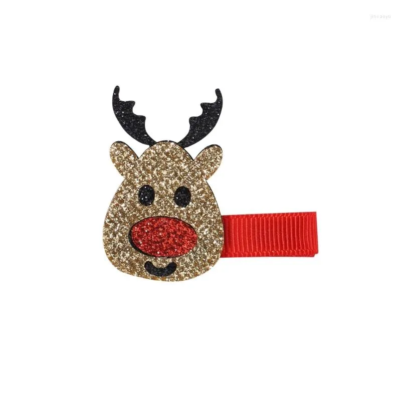 Hair Accessories Festive Cartoon Clips For Kids Christmas-themed Barrettes Boys Girls