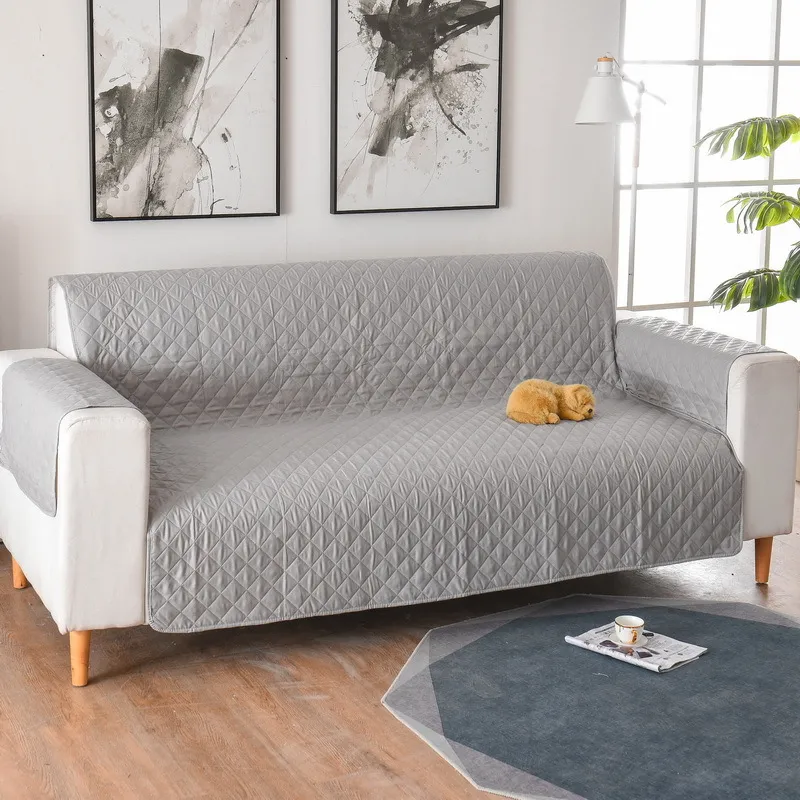 Couvre-chaises Couvercle de canapé matelassé universel pour le salon Affiche de canapé pour animaux de compagnie Funda Sofa Furniture Furniture