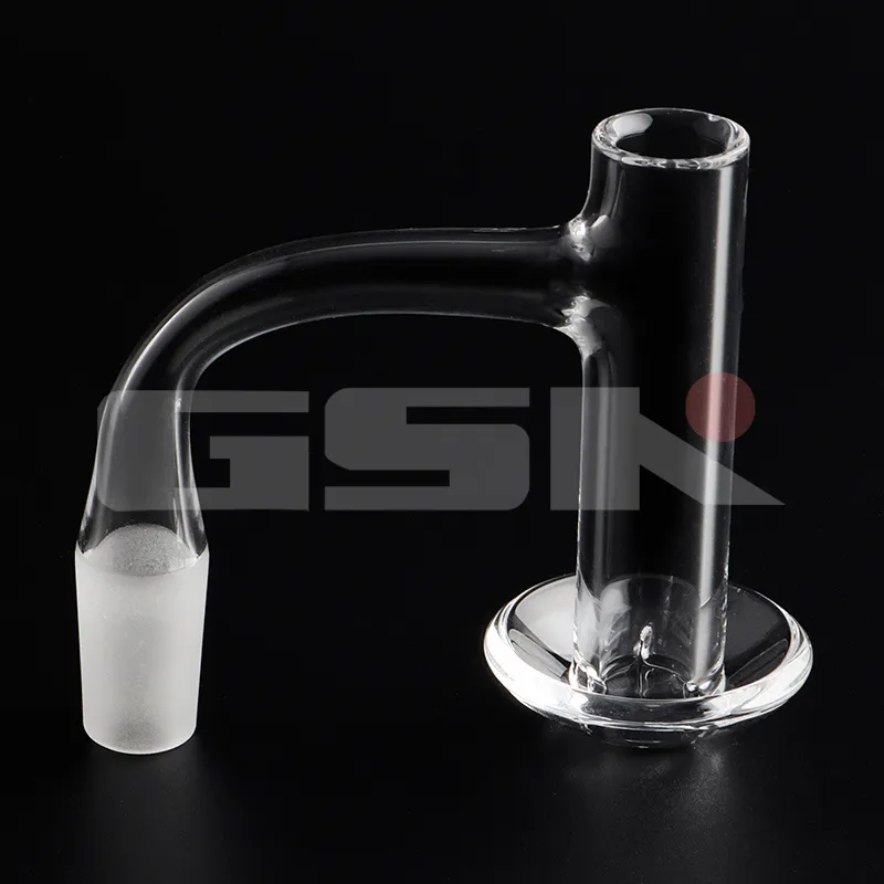 DHL shipment-16mmOD Smoke Accessories Full Weld Beveled Edge Quartz Banger Nail 10mm 14mm 18mm for Dab Rigs and Water Bong