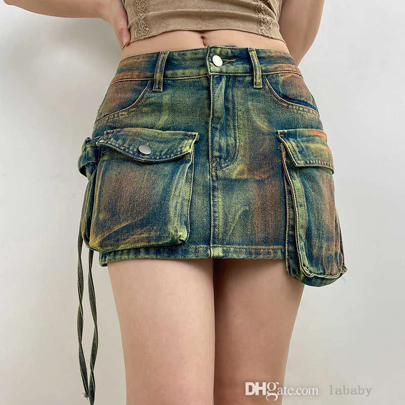 Girls Denim Panel Jean Midi Skirt – Inherit Co.-sgquangbinhtourist.com.vn