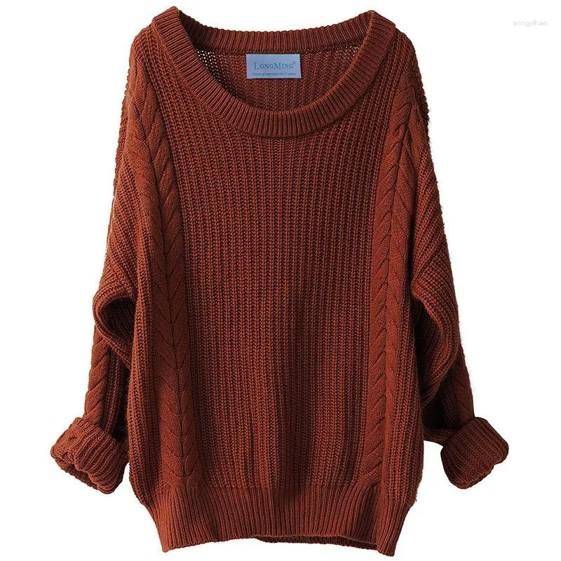 Womens Sweaters 2023 Clearance Wool Women Knitted Sweater Winter Bat Long Sleeve Pullover Autumn Female O Neck Solid Jumper Loose Casual From 55 83 DHgate