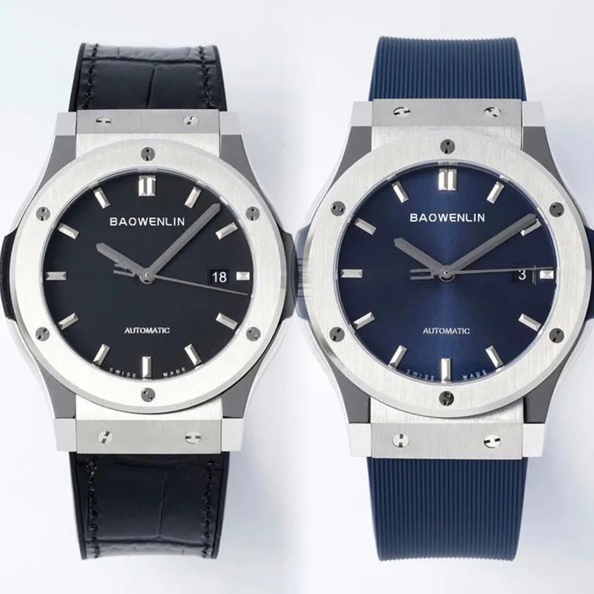 Men's Automatic Mechanical Watch Leather Belt Waterproof main image 1