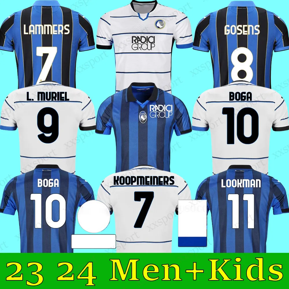 2023 2024 Atalanta FC Futbol Formaları Lookman Muriel Ilicic de Roon Duvan Ata BC Maglia Da Calcio 23 24 Futbol Erkek ve Çocuk Oyuncu Hayranları Versiyonu Gömlek Kitleri Çocuk Yetişkinleri