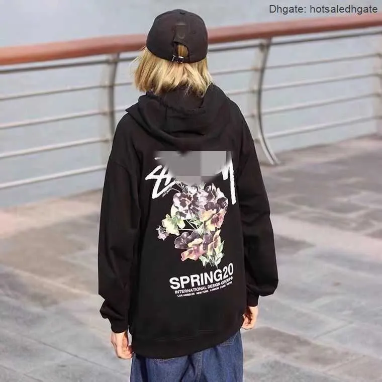 2023 Men's SY Hoodie Luxury Brand Street Couple Sweatshirt Black 8 Dice Print Design Trend Autumn And Winter Sweater Mens And Women's Hoodies WC6T