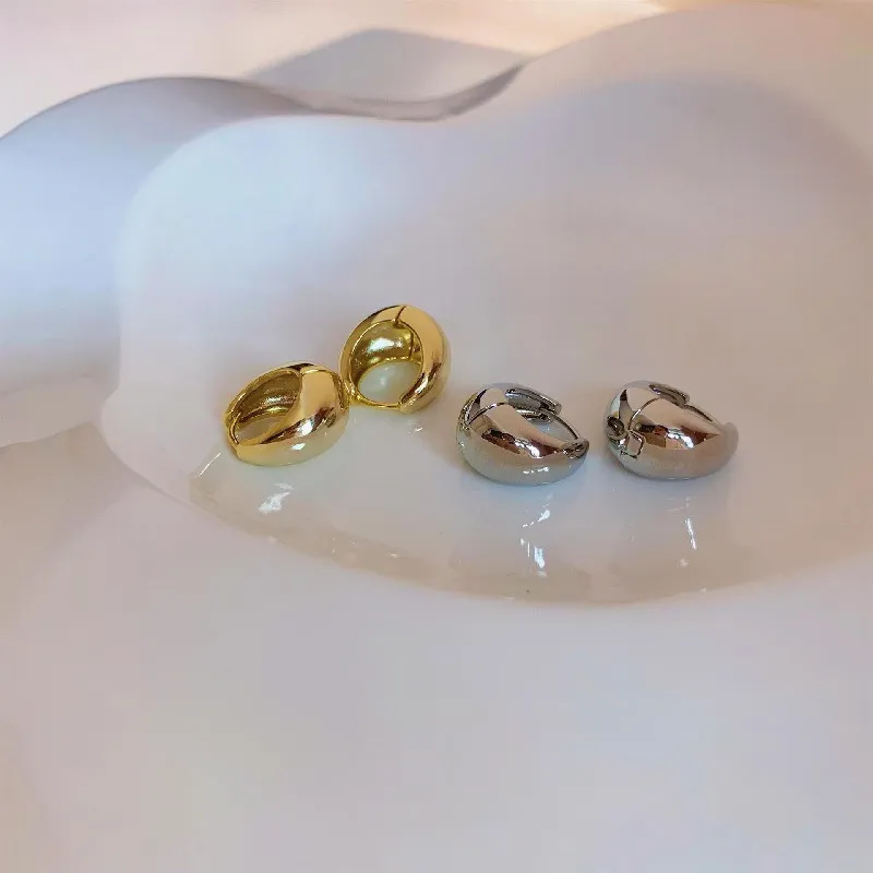 Großer Ohrring Womens Designer Ohrring Gold Nugget Ohrring Briefe Design Ohrringe Kreis Einfacher hochwertig