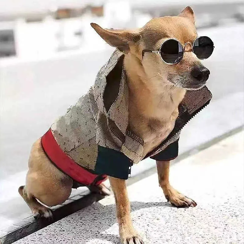 Dog Hoodie Luxury Dog Clothes Winter Dog Jacket Classic Designer Pet Clothes Coat French Bulldog Teddy Pug Pug Puppy Clothes HKD230812