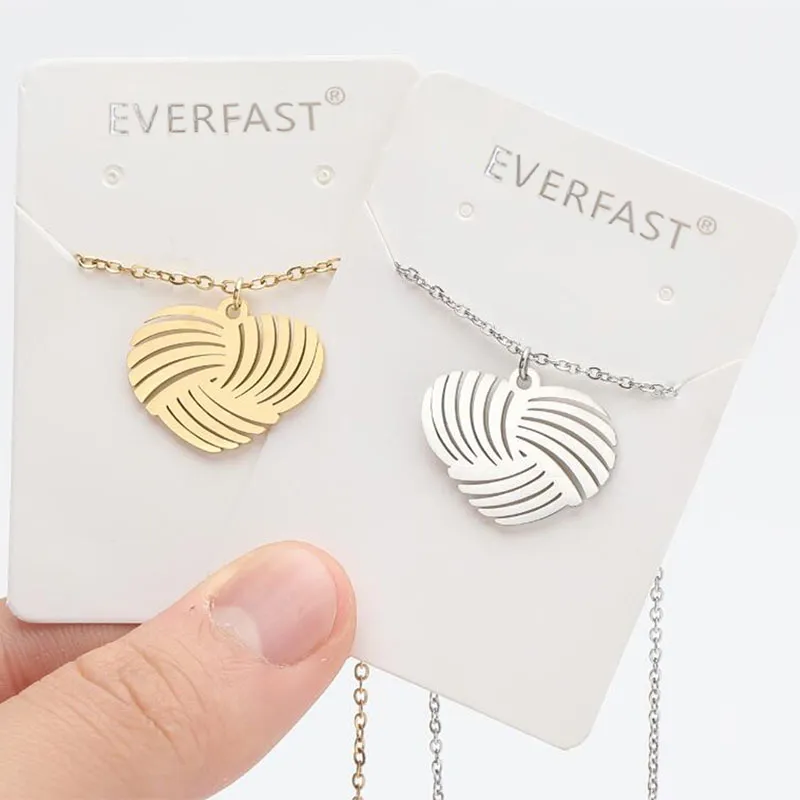 Everfast Wholesale 10pc / lot COUTE COEUR COEUR COEUR PENDANT PENDANT PENDANT Colliers Colliers pour femmes Kidans Keoran Fashion Bijoux Fashion Gift