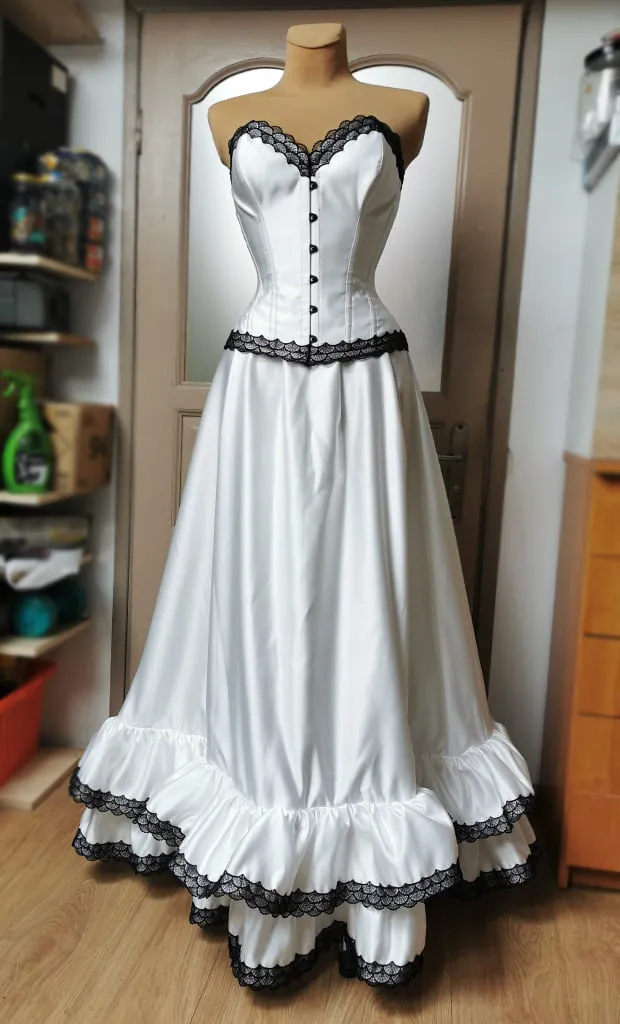 bustle a line dress Pretty Spaghetti Straps Prom Dresses V-neck Simple Prom Gowns main image 1