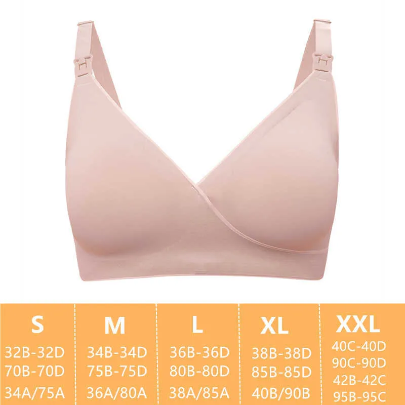 New Design Wire Free Maternity Soft Cup Bra For Comfortable