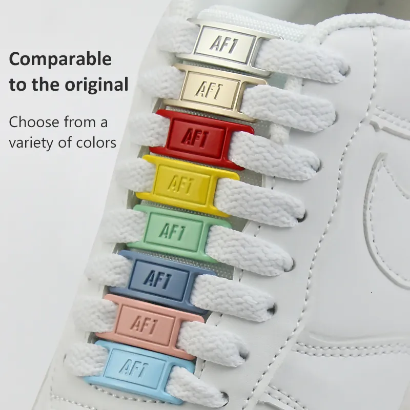 Shoe Parts Accessories Metal AF1 Tag Shoelaces White Flat Laces Men And  Women Decoration Suit Sneaker Shoelace Fashion Shoes 230812 From 7,34 €