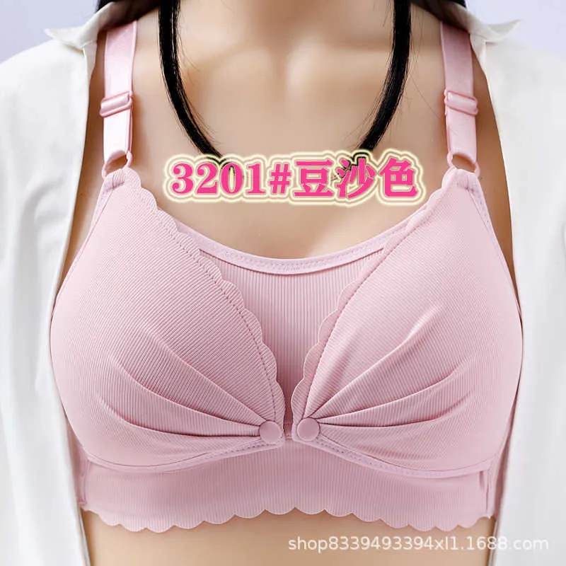 Adjustable Maternity Nursing Bra With Front Upper And Open Button Wirefree  Pregnancy Postpartum Underwear For Breastfeeding HKD230812 From Yanqin05,  $5.23