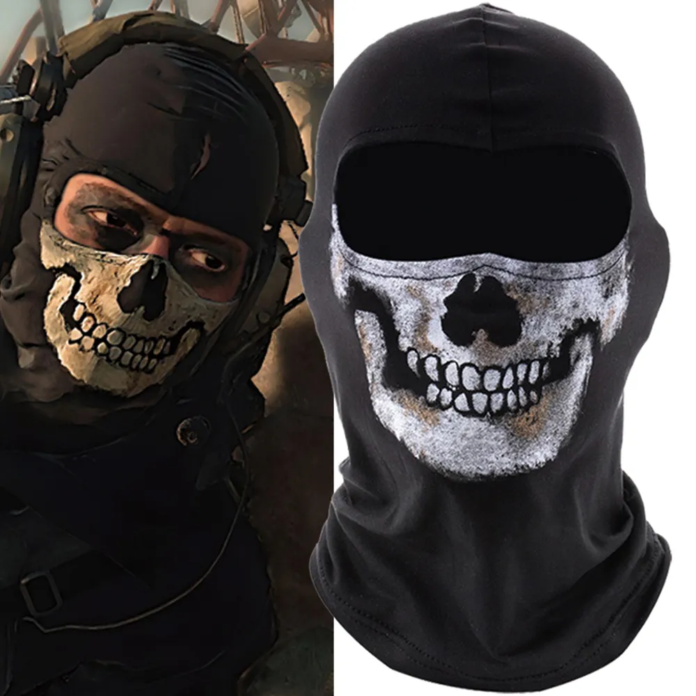 Haute qualité MX2 Call Of Duty fantôme masque cagoule visage fantôme crâne  masque motard Halloween – acheter aux petits prix dans la boutique en ligne